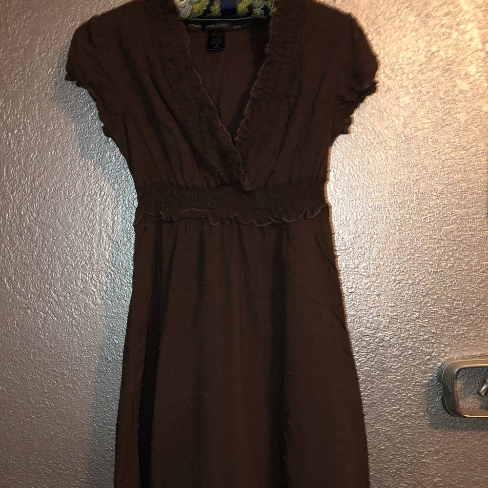 Brown Midi Dress